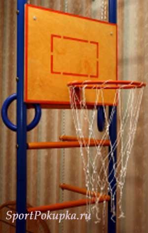 Кольцо баскетбольное с малым щитом к ДСК Вертикаль
