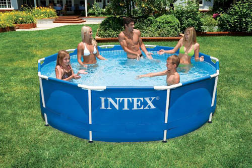 28200 intex  Каркасный сборно-разборный бассейн   Intex 28200 / 56997 Metal Frame Pool 305 * 76 см.